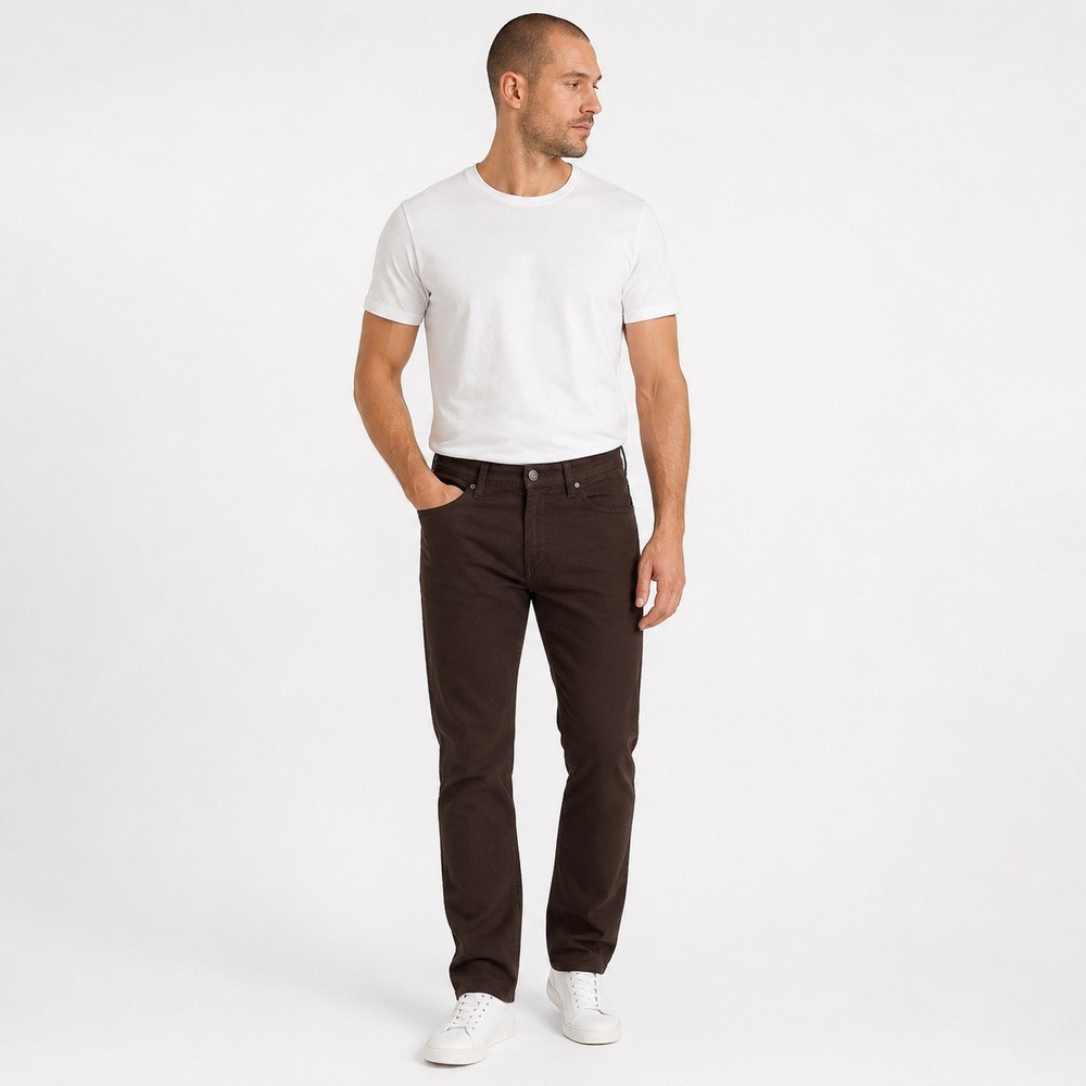 Liverpool Kingston Modern Straight Brown Stretch Jeans 30x30 Mens‎ Slim Straight